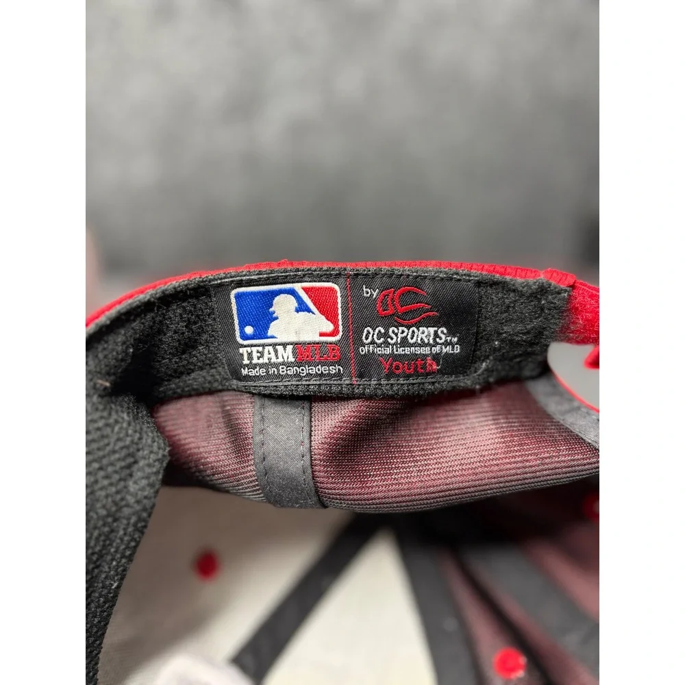 Philadelphia‎ Phillies OC Sports Youth Red Mesh Adjustable Baseball Cap Hat MLB